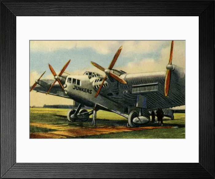 Framed Print : Junkers G. 38 plane, 1920s, (1932). Creator: Unknown Framed Print : Junkers G. 38 plane, 1920s, (1932). Creator: Unknown