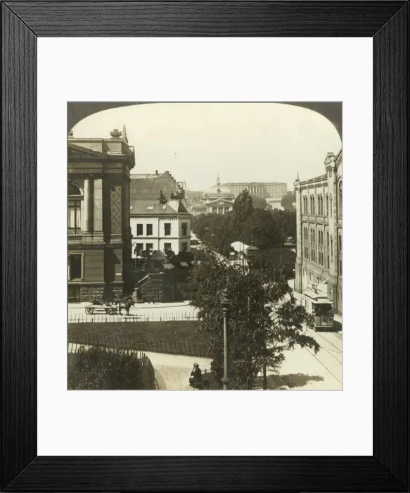 Framed Print : Norways fine Capital City, Christiania, Norway, c1905. Creator: Unknown Framed Print : Norways fine Capital City, Christiania, Norway, c1905. Creator: Unknown