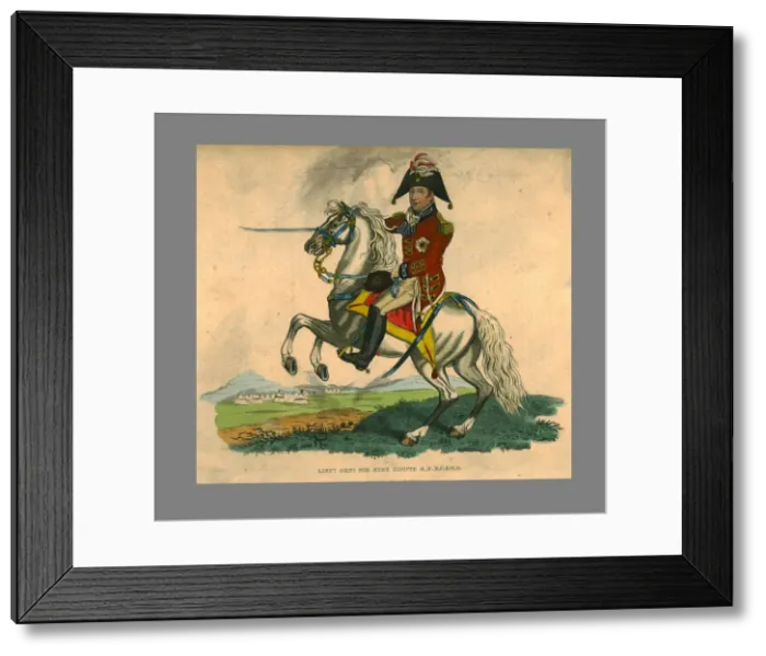 Framed Print : Lieut. Genl. Sir Eire Coote. K. B. K. C. &M. P. 1816. Creator: John Romney Framed Print : Lieut. Genl. Sir Eire Coote. K. B. K. C. &M. P. 1816. Creator: John Romney