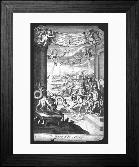 Framed Print : The Dragon of the Apocalyps. Creator: P Masson Framed Print : The Dragon of the Apocalyps. Creator: P Masson