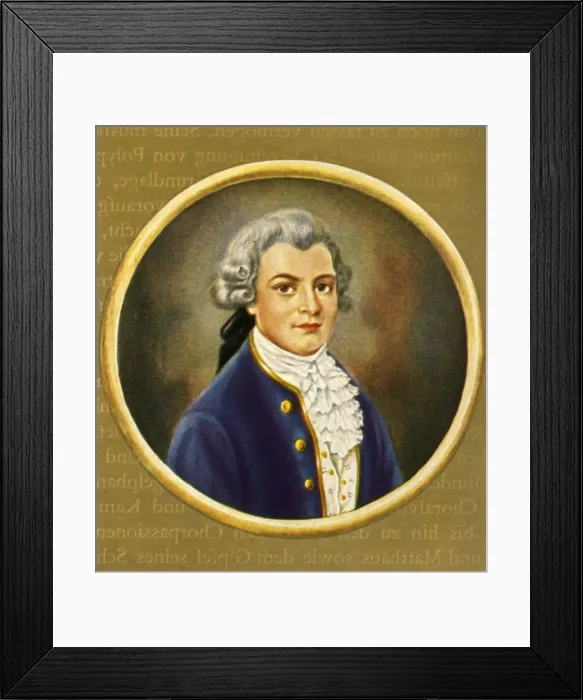 Framed Print : Gotthold Ephraim Lessing, (1933). Creator: Unknown