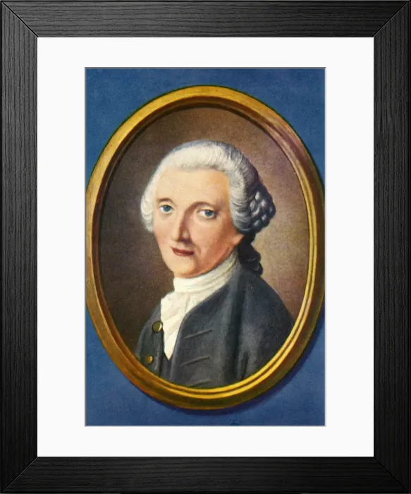 Framed Print : Christian Fürchtegott Gellert, (1933). Creator: Unknown Framed Print : Christian Fürchtegott Gellert, (1933). Creator: Unknown