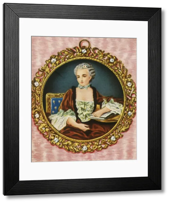Framed Print : Marquise De Pompadour, (1933). Creator: Unknown Framed Print : Marquise De Pompadour, (1933). Creator: Unknown