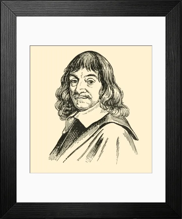 Framed Print : Rene Descartes, (1933). Creator: Unknown Framed Print : Rene Descartes, (1933). Creator: Unknown