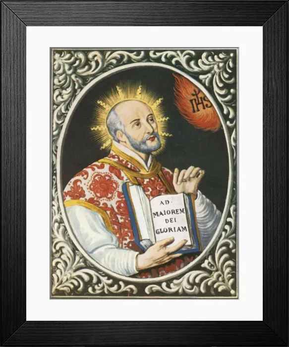 Framed Print : Ignatius Von Loyola, (1933). Creator: Unknown Framed Print : Ignatius Von Loyola, (1933). Creator: Unknown