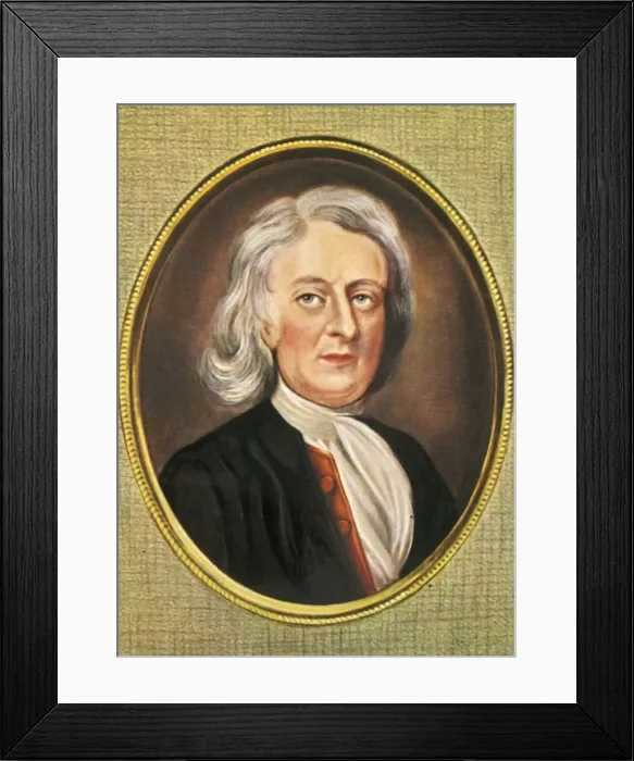 Framed Print : Isaak Newton, (1933). Creator: Unknown Framed Print : Isaak Newton, (1933). Creator: Unknown