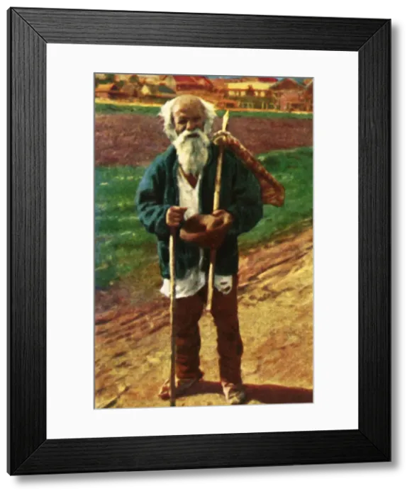 Framed Print : Romanian beggar, c1928. Creator: Unknown Framed Print : Romanian beggar, c1928. Creator: Unknown