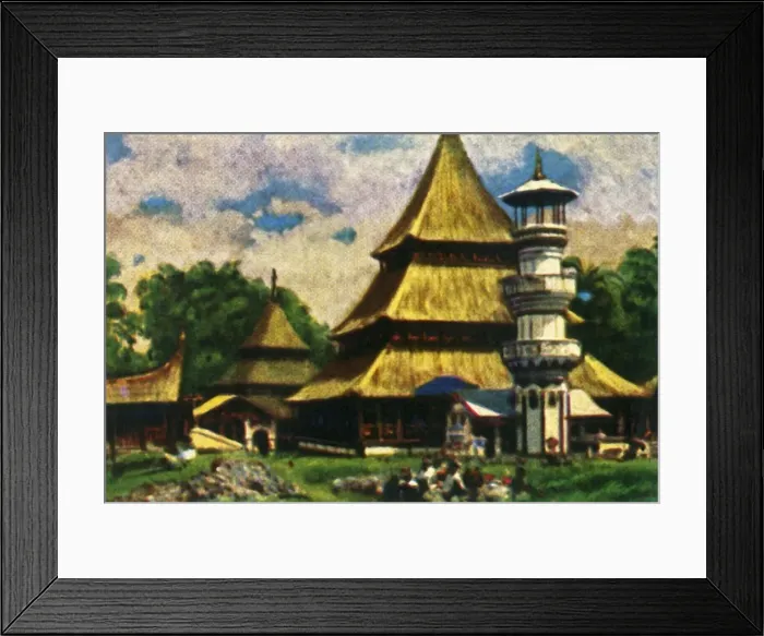 Framed Print : Temple in Kota Baru, eastern Sumatra, c1928. Creator: Unknown Framed Print : Temple in Kota Baru, eastern Sumatra, c1928. Creator: Unknown