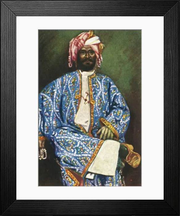 Framed Print : Arab pearl-dealer, c1928. Creator: Unknown Framed Print : Arab pearl-dealer, c1928. Creator: Unknown