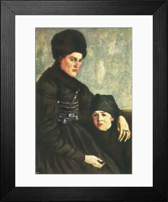 Framed Print : Woman from Dachau with child, c1928. Creator: Unknown Framed Print : Woman from Dachau with child, c1928. Creator: Unknown