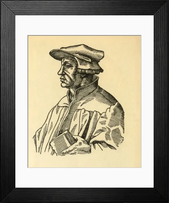 Framed Print : Ulrich Zwingli, (1933). Creator: Unknown Framed Print : Ulrich Zwingli, (1933). Creator: Unknown