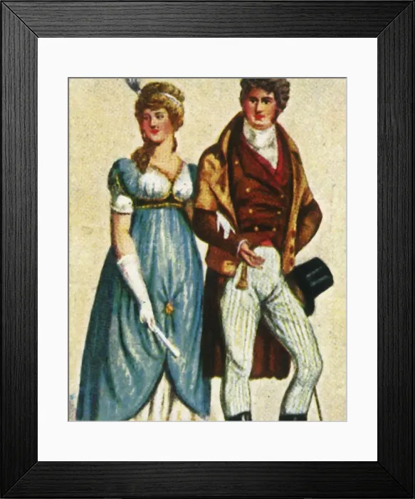 Framed Print : 19th century fashion - Berlin, (c1928). Creator: Unknown Framed Print : 19th century fashion - Berlin, (c1928). Creator: Unknown