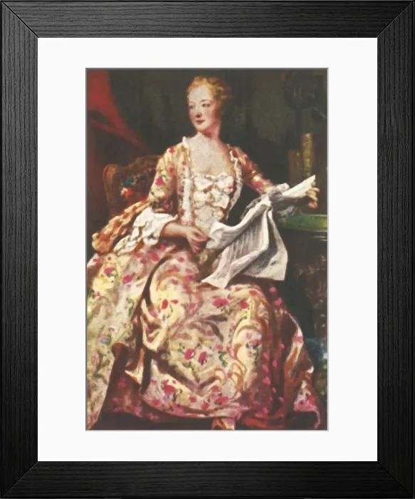 Framed Print : Madame de Pompadour, (c1928). Creator: Unknown Framed Print : Madame de Pompadour, (c1928). Creator: Unknown