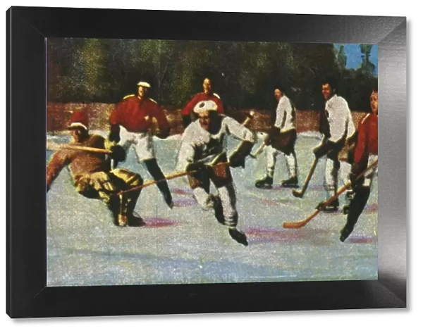 Canadian ice hockey team, 1928. Creator: Unknown