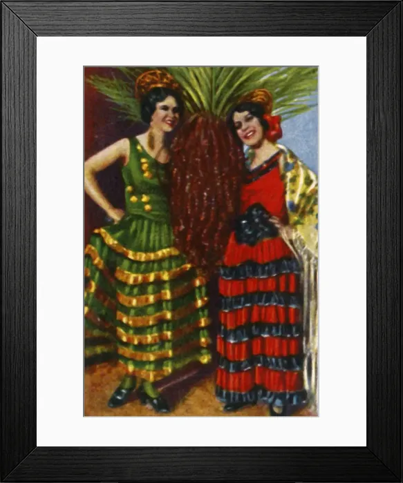 Framed Print : Spanish dancers, c1928. Creator: Unknown Framed Print : Spanish dancers, c1928. Creator: Unknown