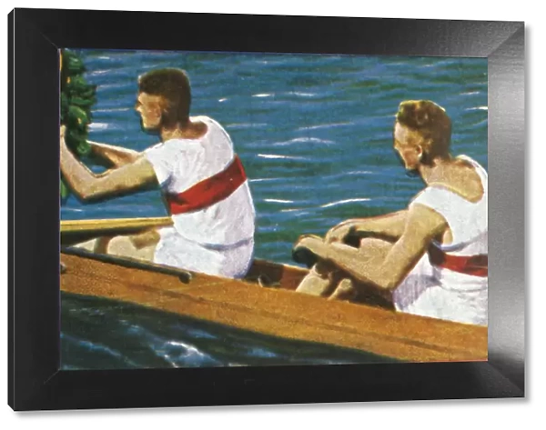 German winners of the coxless pairs, 1928. Creator: Unknown