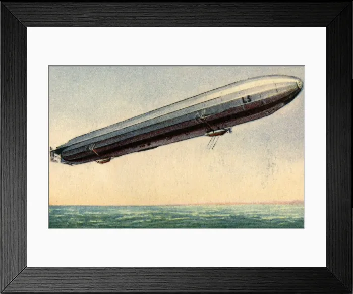 Framed Print : Zeppelin LZ 3, 1914, (1932). Creator: Unknown Framed Print : Zeppelin LZ 3, 1914, (1932). Creator: Unknown