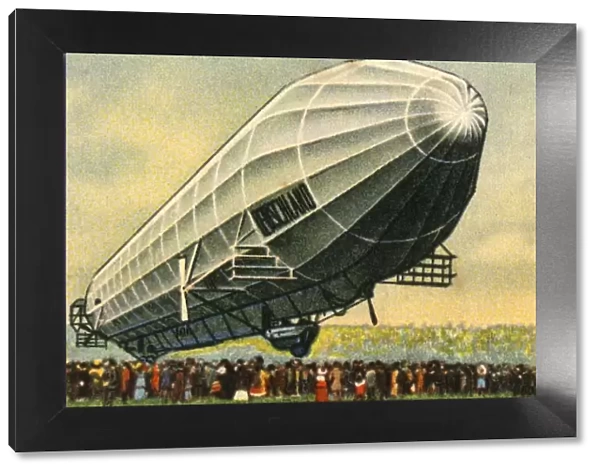 Deutschland LZ 7 zeppelin, 1910, (1932). Creator: Unknown