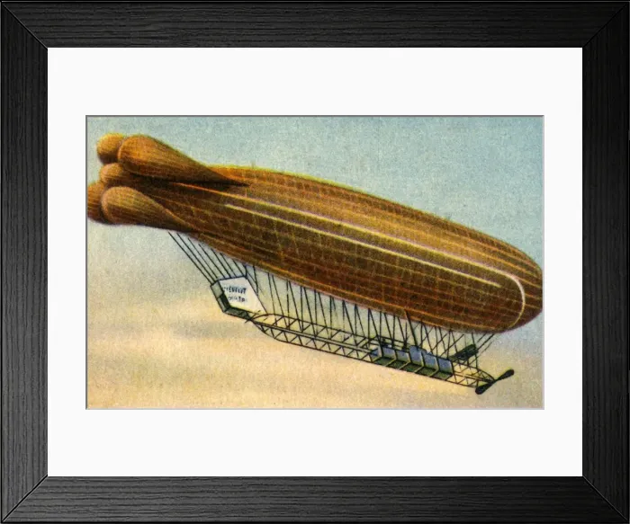 Framed Print : Clement-Bayard No 1 airship, 1908, (1932). Creator: Unknown Framed Print : Clement-Bayard No 1 airship, 1908, (1932). Creator: Unknown