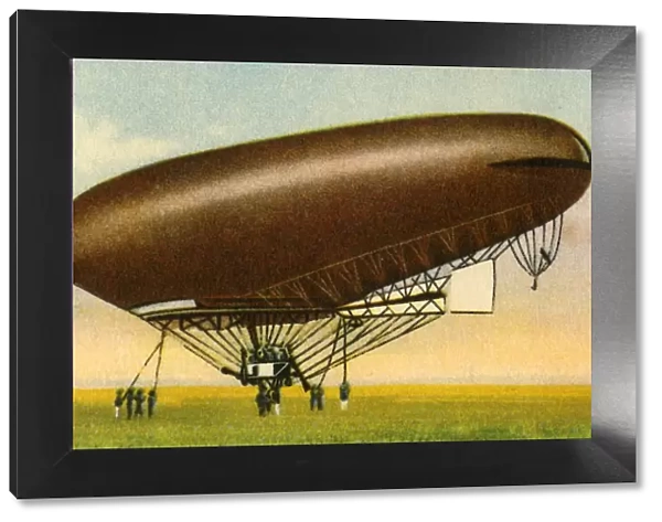 La Ville de Paris airship, 1908, (1932). Creator: Unknown