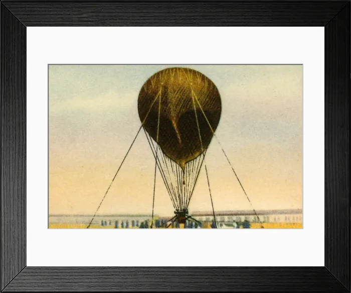 Framed Print : Balloon altitude record, 1901, (1932). Creator: Unknown Framed Print : Balloon altitude record, 1901, (1932). Creator: Unknown