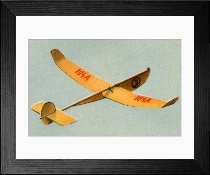 Framed Print : Winkler model plane, 1932. Creator: Unknown Framed Print : Winkler model plane, 1932. Creator: Unknown