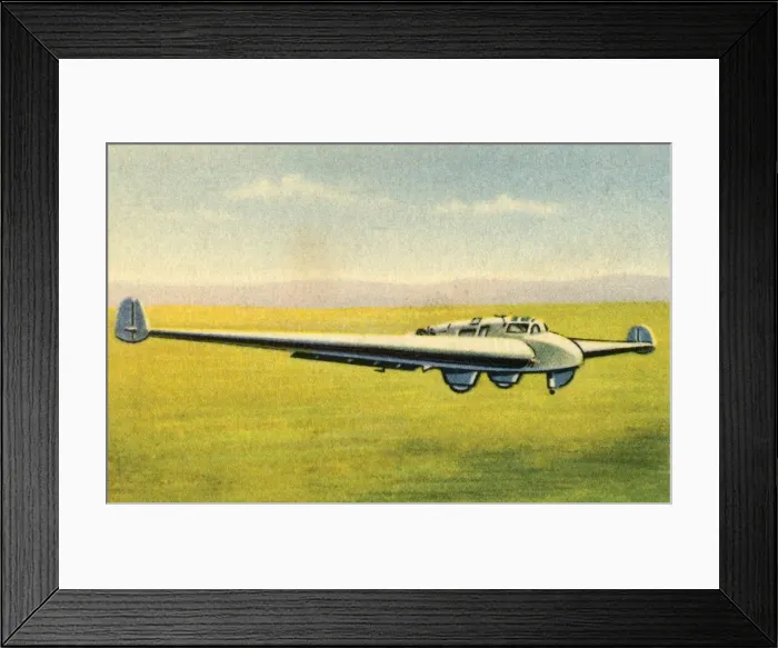 Framed Print : Powered flying-wing plane, 1932. Creator: Unknown Framed Print : Powered flying-wing plane, 1932. Creator: Unknown