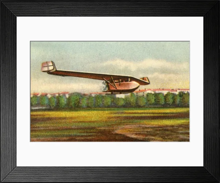 Framed Print : RRG Storch IV plane, 1920s, (1932). Creator: Unknown Framed Print : RRG Storch IV plane, 1920s, (1932). Creator: Unknown
