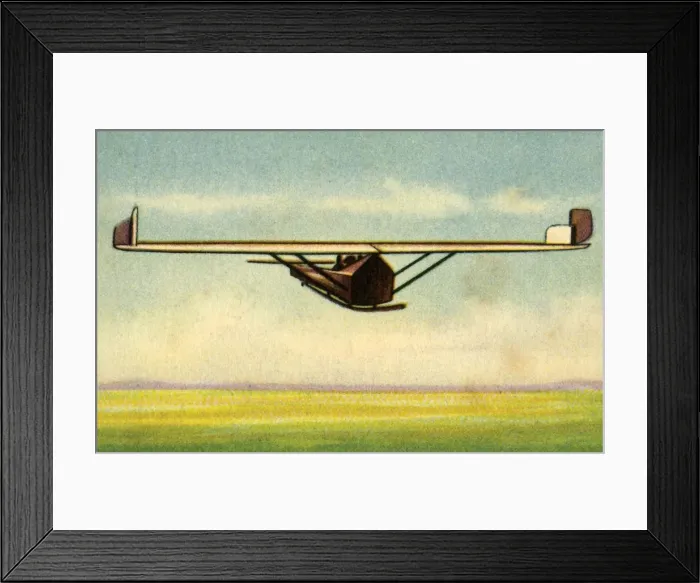 Framed Print : Lippisch Ente plane, 1928, (1932). Creator: Unknown Framed Print : Lippisch Ente plane, 1928, (1932). Creator: Unknown