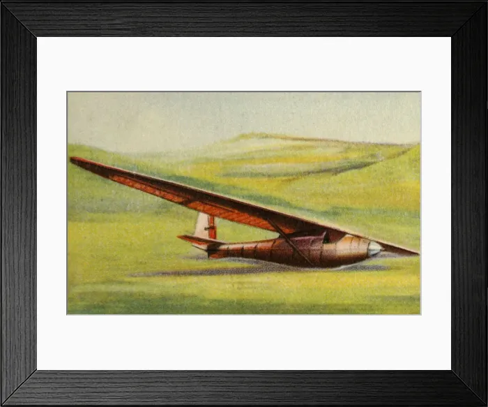 Framed Print : Performance glider, Grunau Gliding School, Germany, 1931, (1932). Creator: Unknown Framed Print : Performance glider, Grunau Gliding School, Germany, 1931, (1932). Creator: Unknown