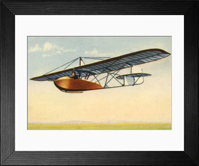 Framed Print : Hangwind glider, 1932. Creator: Unknown Framed Print : Hangwind glider, 1932. Creator: Unknown