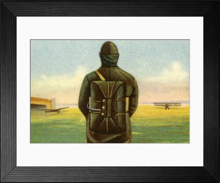 Framed Print : Thornblad parachute, 1928, (1932). Creator: Unknown Framed Print : Thornblad parachute, 1928, (1932). Creator: Unknown
