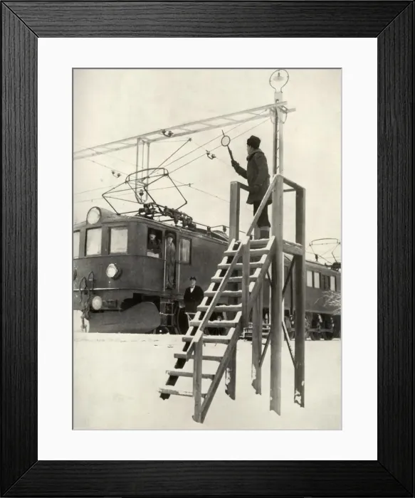 Framed Print : On the Route of the Lapland Express, 1935-36. Creator: Unknown Framed Print : On the Route of the Lapland Express, 1935-36. Creator: Unknown