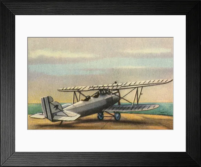 Framed Print : Heinkel HD 22b training plane, 1920s, (1932). Creator: Unknown Framed Print : Heinkel HD 22b training plane, 1920s, (1932). Creator: Unknown