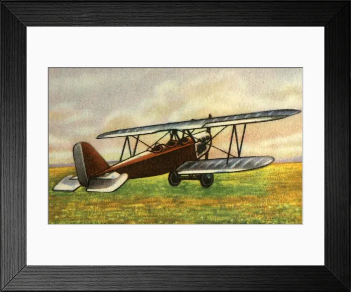 Framed Print : Heinkel HD 29 biplane, 1920s, (1932). Creator: Unknown Framed Print : Heinkel HD 29 biplane, 1920s, (1932). Creator: Unknown
