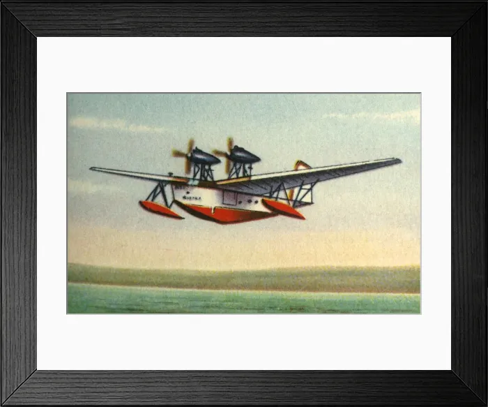 Framed Print : Rohrbach Rostra flying boat, 1920s, (1932). Creator: Unknown