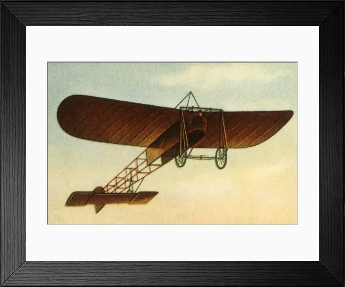 Framed Print : Bleriots monoplane, 1909, (1932). Creator: Unknown Framed Print : Bleriots monoplane, 1909, (1932). Creator: Unknown
