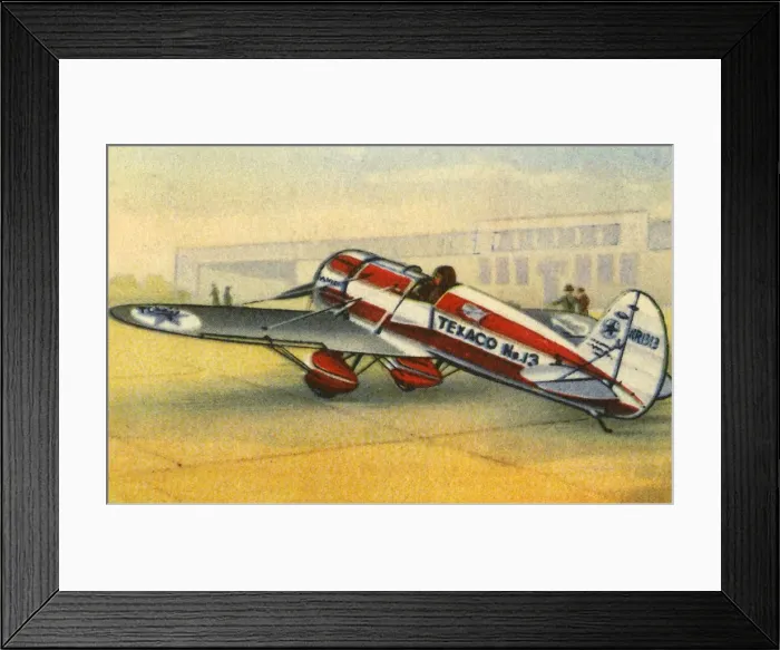 Framed Print : Captain Frank Hawks Travel Air Type R Mystery Ship, 1932. Creator: Unknown Framed Print : Captain Frank Hawks Travel Air Type R Mystery Ship, 1932. Creator: Unknown