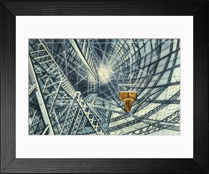 Framed Print : Framework of a zeppelin, 1932. Creator: Unknown Framed Print : Framework of a zeppelin, 1932. Creator: Unknown