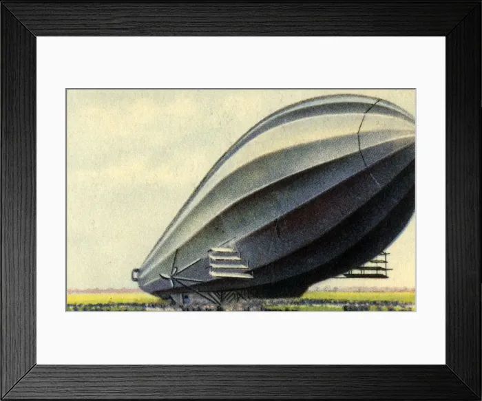 Framed Print : Zeppelin LZ 4, 1908, (1932). Creator: Unknown Framed Print : Zeppelin LZ 4, 1908, (1932). Creator: Unknown