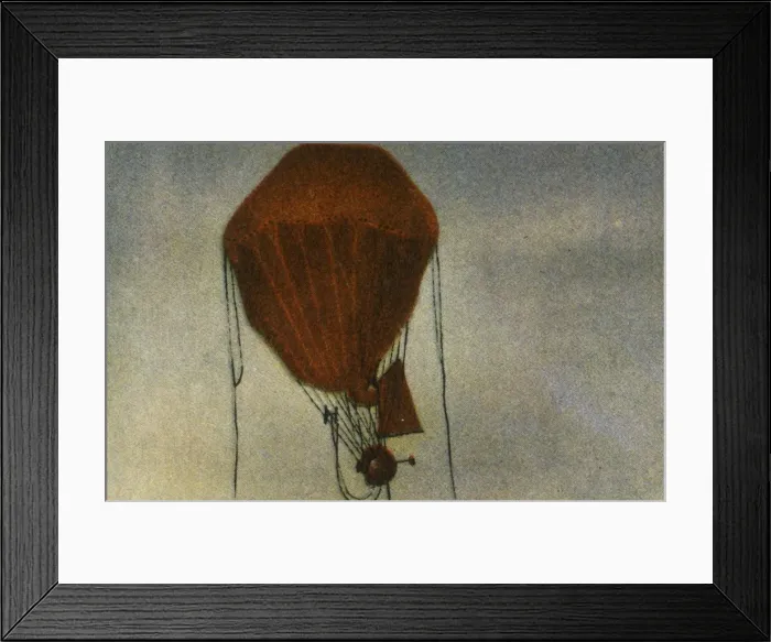 Framed Print : Ascent of Piccards altitude research balloon, 1931, (1932). Creator: Unknown Framed Print : Ascent of Piccards altitude research balloon, 1931, (1932). Creator: Unknown