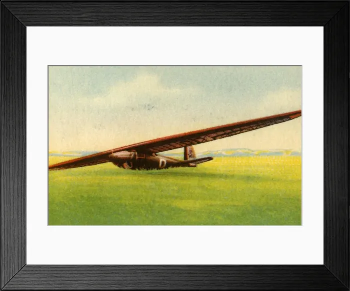 Framed Print : Starkenburg glider, 1932. Creator: Unknown Framed Print : Starkenburg glider, 1932. Creator: Unknown