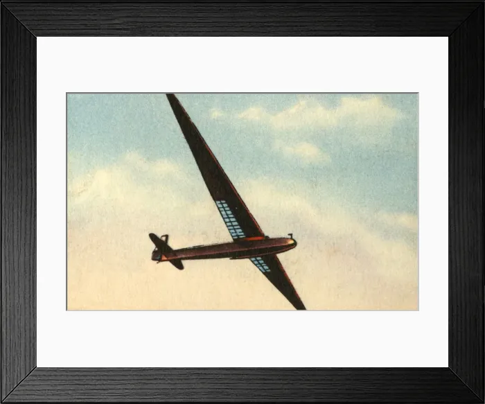 Framed Print : Performance glider, 1932. Creator: Unknown Framed Print : Performance glider, 1932. Creator: Unknown