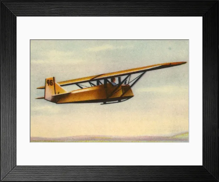 Framed Print : Trainee pilot performing advanced gliding exam, Germany, 1932. Creator: Unknown Framed Print : Trainee pilot performing advanced gliding exam, Germany, 1932. Creator: Unknown