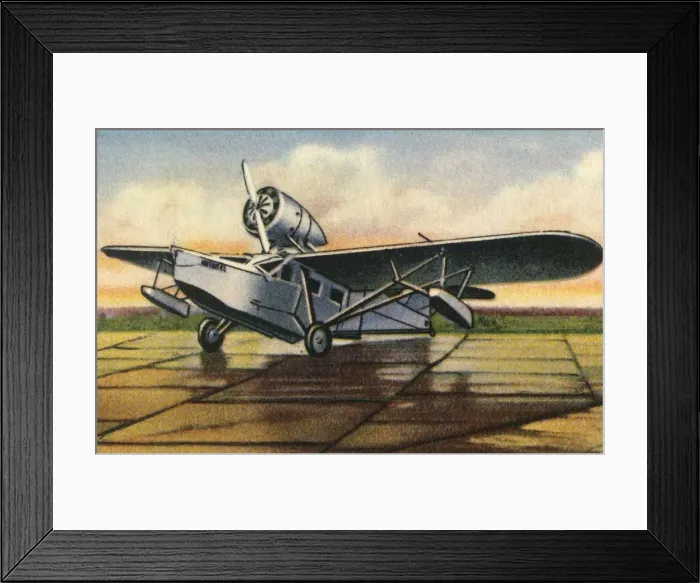 Framed Print : Heinkel He 57 Heron plane, 1932. Creator: Unknown Framed Print : Heinkel He 57 Heron plane, 1932. Creator: Unknown