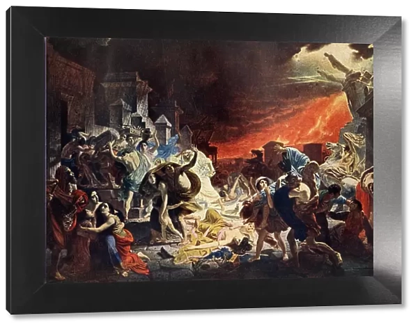 Destruction of Pompeii, 1833, (1939). Creator: Karl Briullov