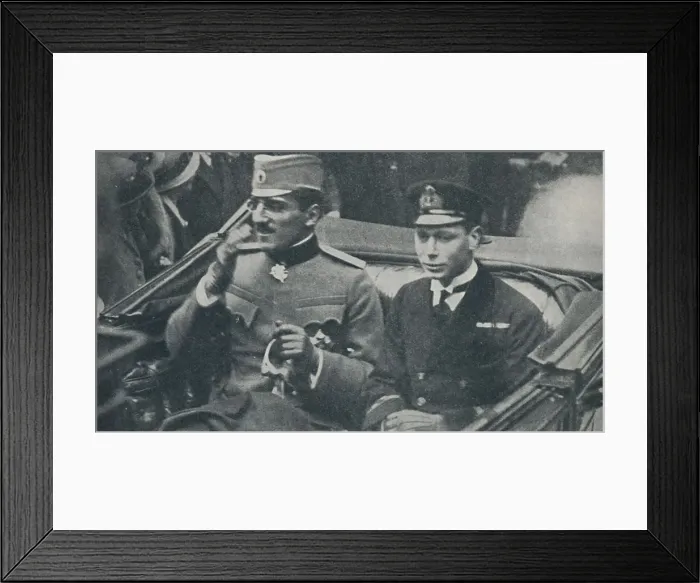 Framed Print : Learning To Be A King, March 1916, (1937). Creator: Unknown Framed Print : Learning To Be A King, March 1916, (1937). Creator: Unknown