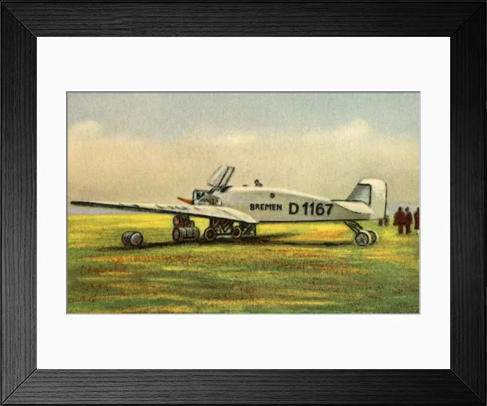 Framed Print : Junkers W 33 L transport plane, 1920s, (1932). Creator: Unknown Framed Print : Junkers W 33 L transport plane, 1920s, (1932). Creator: Unknown