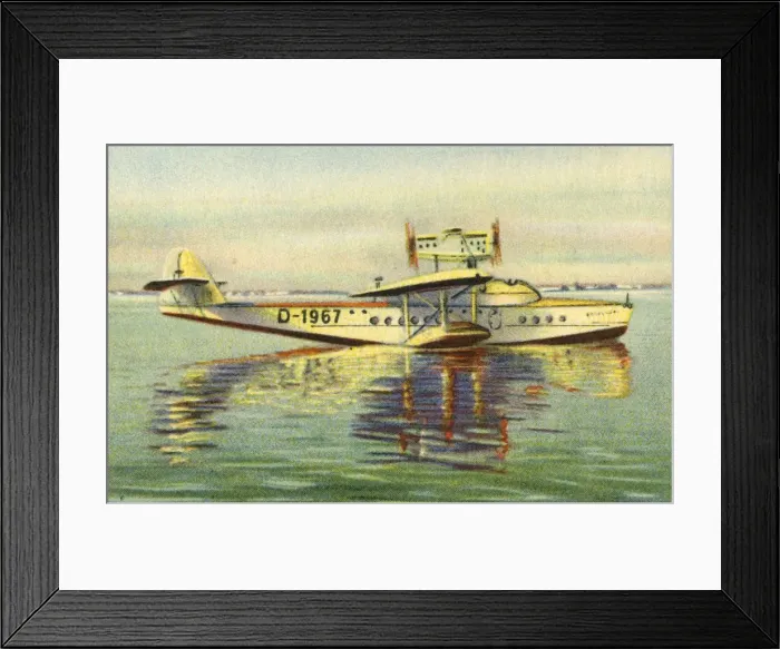 Framed Print : Dornier Dos flying boat, 1932. Creator: Unknown Framed Print : Dornier Dos flying boat, 1932. Creator: Unknown
