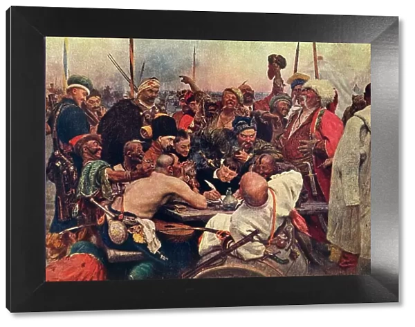 The Cossacks Reply to the Sultan (Zaporozhtsy), c1890, (1939). Creator: Il ya Repin